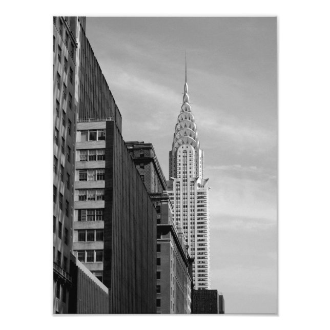 Chrysler Building PHOTO PRINT B&W (Front)