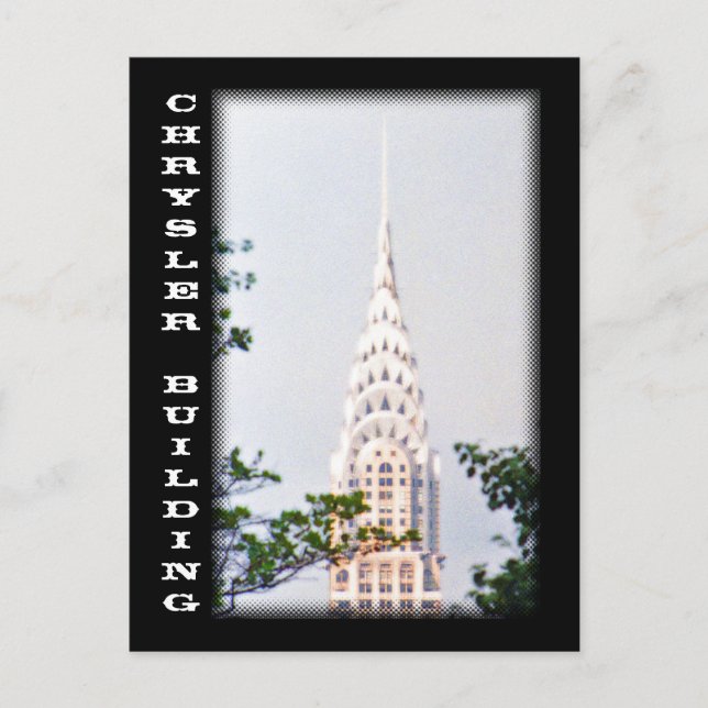 Chrysler Building Postcard (Front)