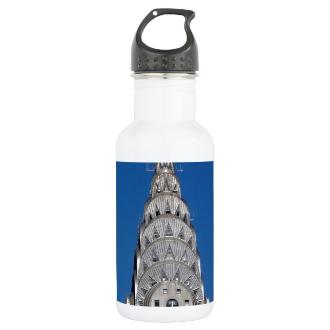 Chrysler Building Stainless Steel Water Bottle (Front)