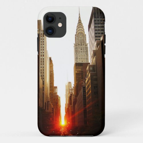 Chrysler Building Sunset iPhone 11 Case