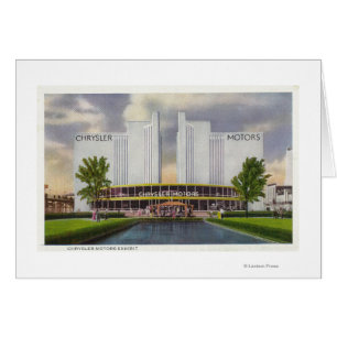 Chrysler Motors Exhibit, 1934 World's Fair Cards