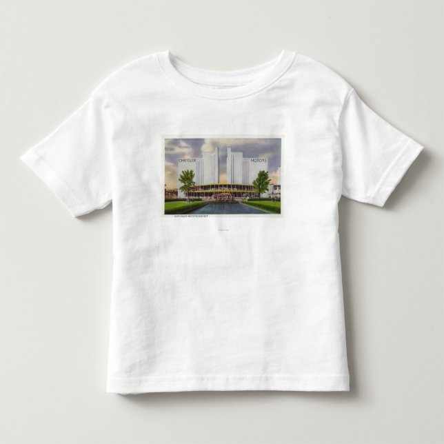Chrysler Motors Exhibit, 1934 World's Fair Toddler T-shirt (Front)