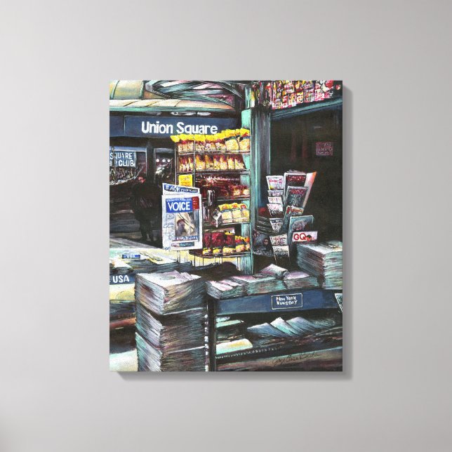 Chrysocolia Morning, New YorkCity Canvas Print (Front)