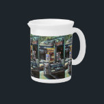 Chrysocolia Morning, Union Square, NYC Beverage Pitcher<br><div class="desc">Original Painting from the New York City Series by well-seasoned New York City Artist,  Gaye Elise Beda 
www.gayeelisebeda.store
www.gayeelisebeda.com
https://gayeelise-beda.pixels.com
http://www.zazzle.com/gaye elise beda gifts  
http://issuu.com/lieslmarelli/docs/wia278-july-issuu/1?e=2826034/843692 
https://fineartamerica.com/profiles/gayeelise-beda/shop
http://shopvida.com/search?q=gaye elise beda&x=-749&y=-111
 my Red Bubble store f
www.synchronopedia.com/wwsah_candidate_list.htm
gayeelise.redbubble.com</div>