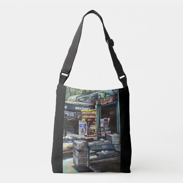 Chrysocolia Morning, Union Square, NYC Crossbody Bag (Front)