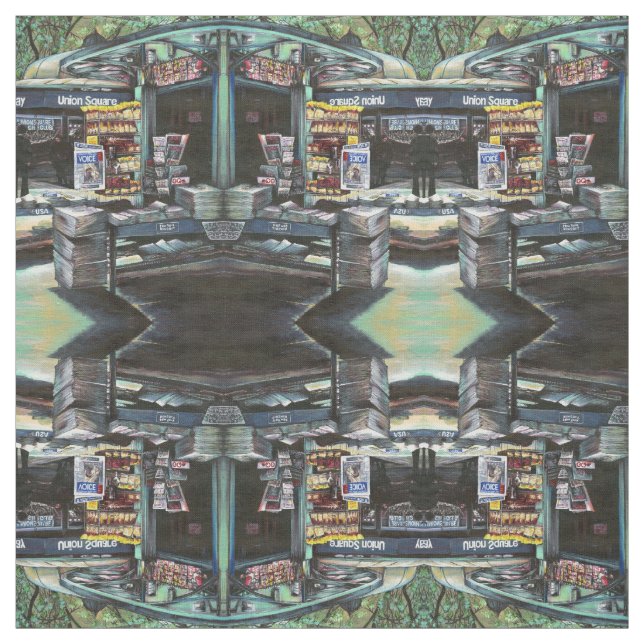 Chrysocolia Morning, Union Square, NYC Fabric (Swatch)