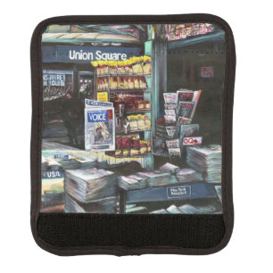 Chrysocolia Morning, Union Square, NYC Luggage Handle Wrap