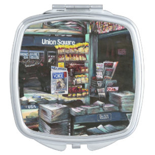 Chrysocolia Morning, Union Square, NYC Makeup Mirror