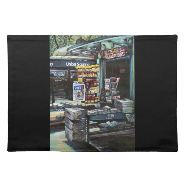 Chrysocolia Morning, Union Square, NYC Placemat (Front)