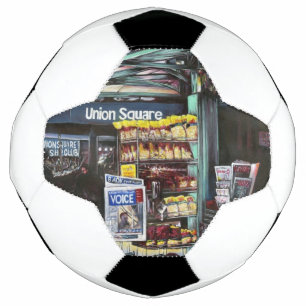 Chrysocolia Morning, Union Square, NYC Soccer Ball