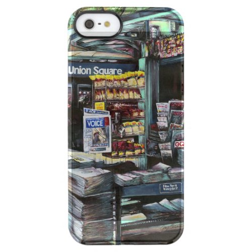 Chrysocolia Morning Union Square NYC Clear iPhone SE55s Case