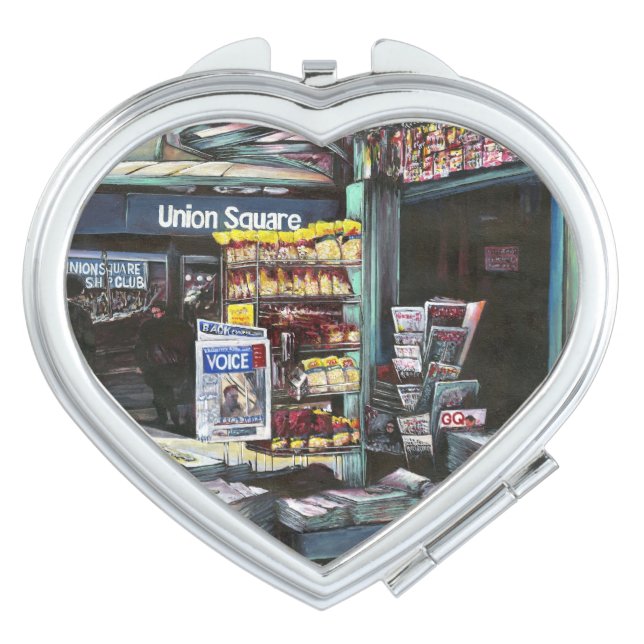 Chrysocolia Morning, Union Square, NYC Vanity Mirror (Front)