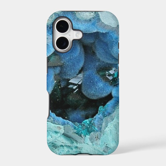 Chrysocolla Gems Geode iPhone 5 Case (Back)