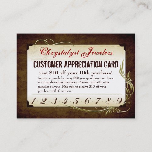 Chrystalyst Incentive Business Cards