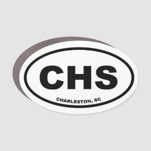 CHS Charleston Car Magnet