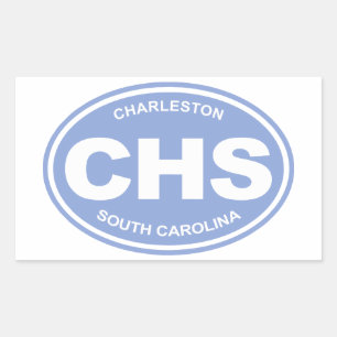 CHS (Charleston SC) Rectangular Sticker