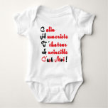 Chti C Is Moi.png Baby Bodysuit at Zazzle