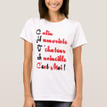 Chti C Is Moi.png T-shirt at Zazzle
