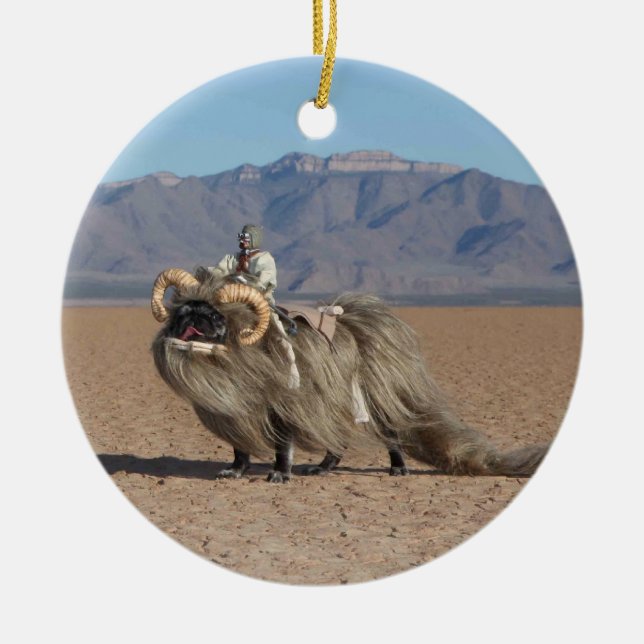 Chubbs The  Banthapug Ornament (Front)