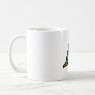 Chubby Blue-headed Pionus Parrot Coffee Mug