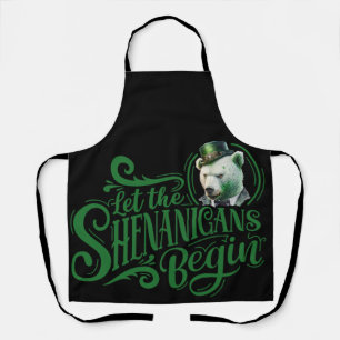Chubby Boo Boo Gangsta Apron "Shenanigans begin"