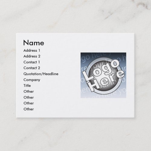 Chubby Business Card Template