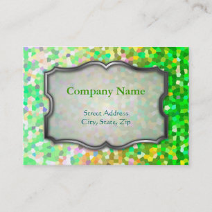 Chubby Business Card Mosaic Sparkley Texture