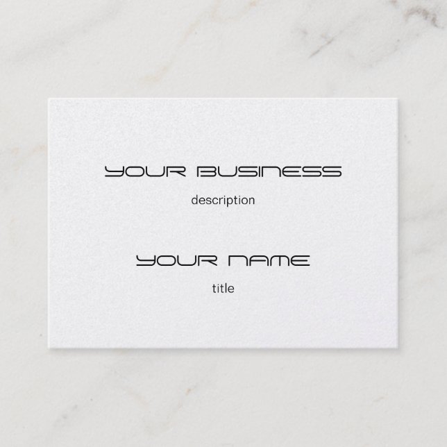 Chubby Business Card Premium Pearl (Front)