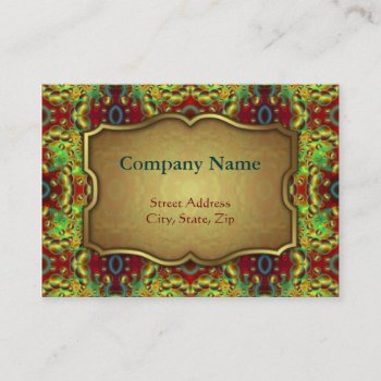 Chubby Business Card Psychedelic Visions by Medusa81 at Zazzle