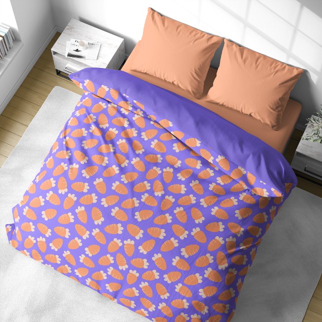 Chubby Carrots Lavender Duvet Cover (Creator Uploaded)