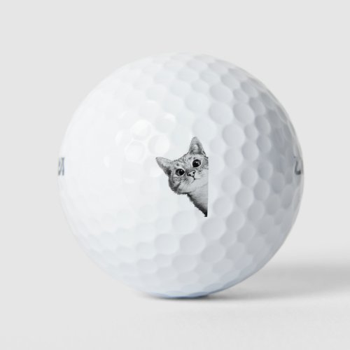 Chubby Cat Golf Balls