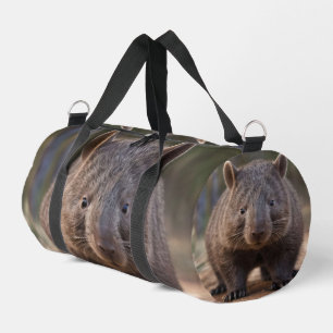 "Chubby Charm: The Adorable Australian Wombat" Duffle Bag