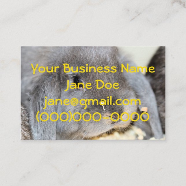 Chubby Cheeks Business Card (Front)