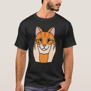 Chubby Cheeks Ginger Cat Pet T-Shirt