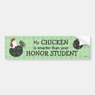 Chubby Chicken Bumper Sticker