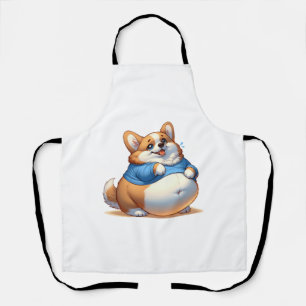 Chubby Corgi Hoodie - Cozy Dog Lover Apparel Apron