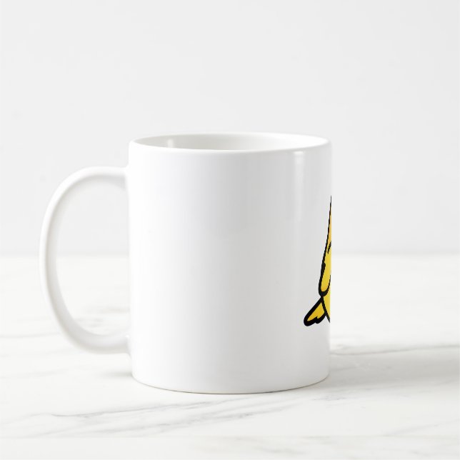 Chubby Fischer's Lutino Lovebird Coffee Mug (Left)