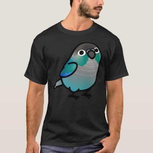 Chubby Green Cheek Conure Turquoise  T_Shirt