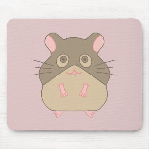 Chubby Hamster Mouse Pad