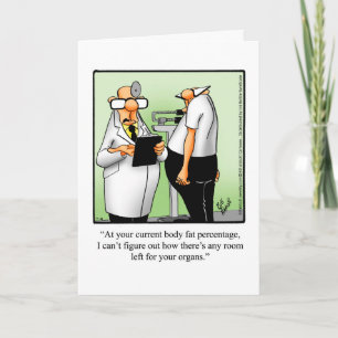 Chubby Hubby "The Gym" Humor Greeting Card