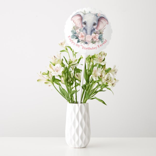 Chubby kid's birthday balloon (Vase)