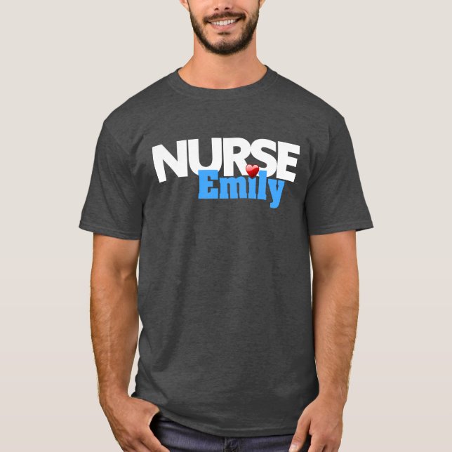 Chubby Nurse Emily T-Shirt (Front)