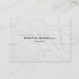 Chubby Plain Grey Wall Effect Modern Business Card