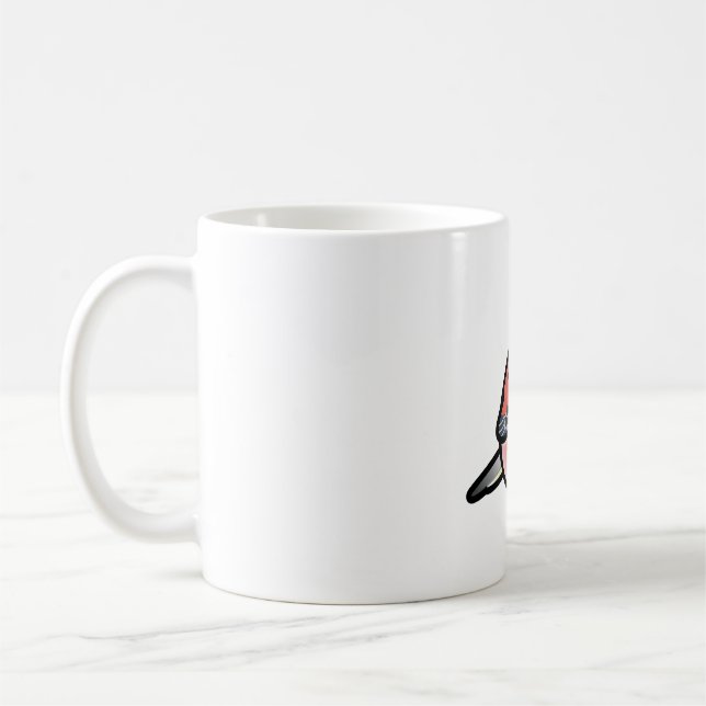 Chubby Rosey Bourke's Parakeet Coffee Mug (Left)