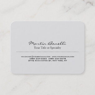 Chubby Rounded Corner Professional Business Card