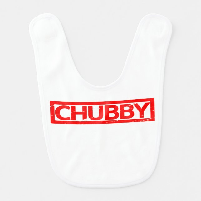 Chubby Stamp Baby Bib (Front)