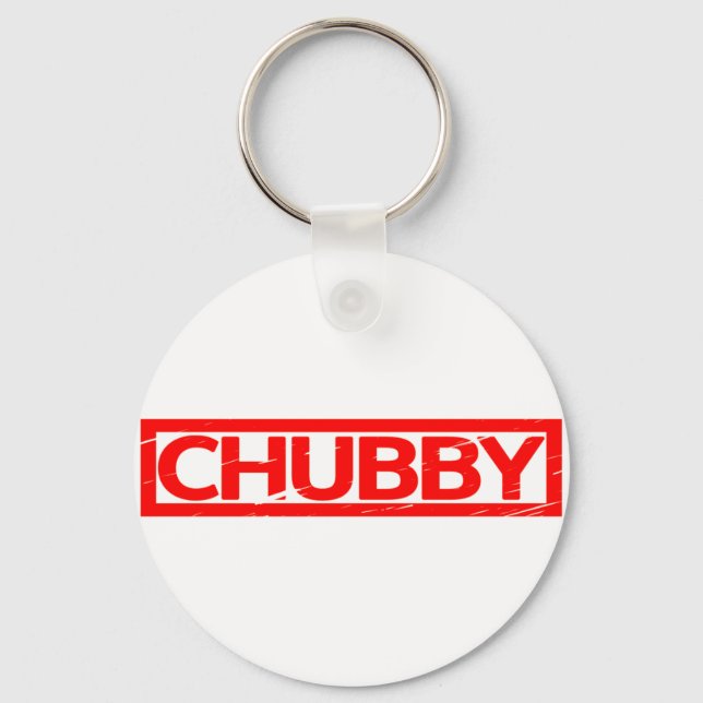 Chubby Stamp Keychain (Front)