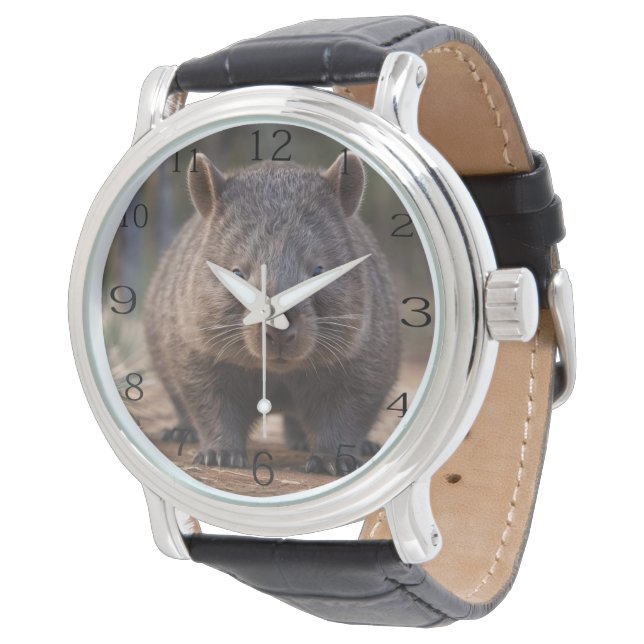 Chubby The Australian Wombat, Watch (Angled)