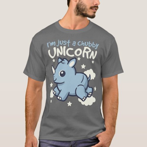 chubby unicorn T_Shirt