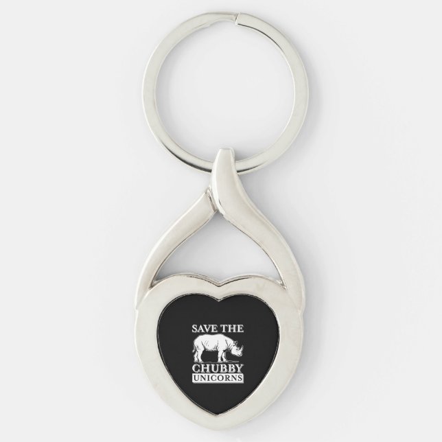 Chubby Unicorns         Keychain (Front)